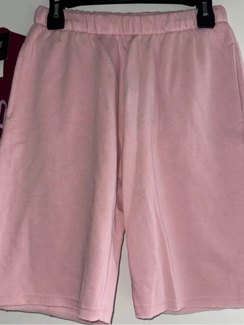FashionNova Lounge Fleece / Sweats Shorts Pink size Medium